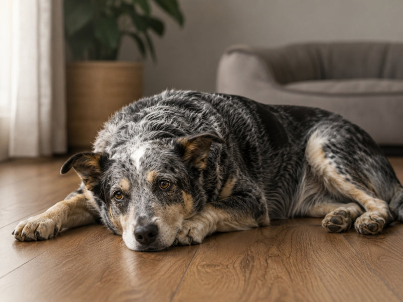 Meat kibble dog food
